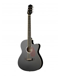 Гитара акустическая CAG280CBK с вырезом чёрный Naranda