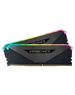 Модуль памяти Vengeance RGB RT DDR4 4000Mhz PC4 32000 CL18 32Gb Kit 2x16Gb CMN32GX4M2Z4000C18 Corsair