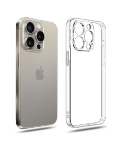 Чехол прозрачный с защитой камеры для Apple IPhone 15 Pro Aks-guard
