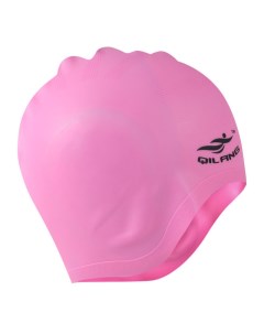 Шапочка для плавания силиконовая анатомическая розовая E41548 Sportex