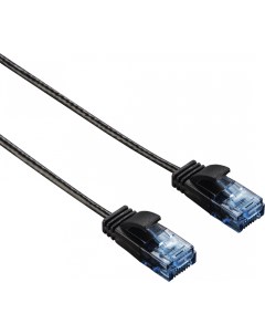 Патч корд UTP кат 6 0 75м RJ45 RJ45 черный 135774 Hama