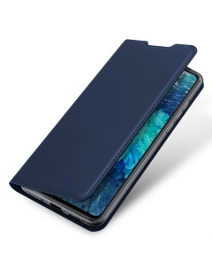 Чехол книжка для Xiaomi Mi 11 Lite 5G DU DU боковой синий X-case