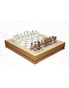 Шахматы каменные стандартные высота короля 3 50 43 43 см 999 RTG 8596 Ровертайм