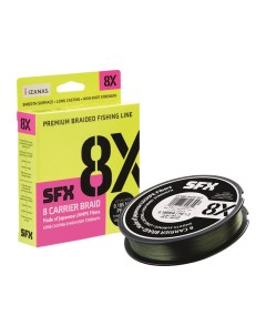 Леска плетеная SFX 8X зеленая 135 м 0 405 мм 46 кг PE 6 Ygk