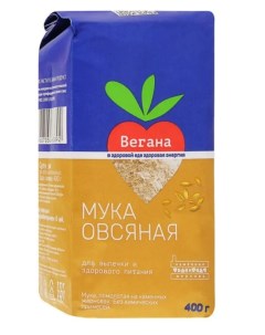 Мука овсяная 400 г х 2 шт Вегана