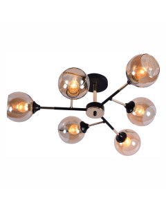 Люстра МО Е27 60 Вт 230В черный золото Jupiter lighting