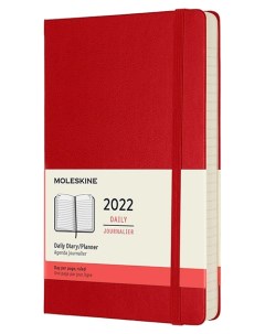 Ежедневник Classic Large MOL 384831 13х21 см красный Moleskine