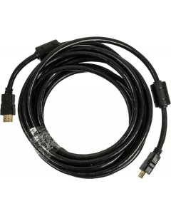 Кабель аудио видео HDMI 5M MG HDMI m HDMI m 5м феррит кольца Позолоченные контакты черный Ningbo