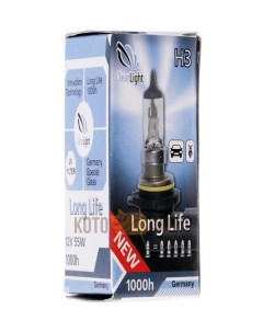 Лампа H3 12V 55W LongLife MLH3LL Clearlight