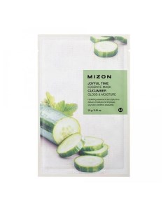 Тканевая маска для лица с экстрактом огурца Joyful Time Essence Mask Cucumber Mizon