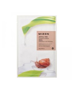 Тканевая маска для лица с экстрактом улиточного муцина Joyful Time Essence Mask Snail Mizon