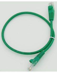 Патч корд UTP кат 5e 0 5 м RJ45 RJ45 зеленый 630489 Behpex