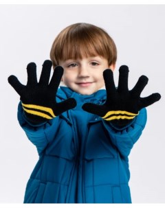 Перчатки детские 223BBBX76023500 черный 18 Button blue