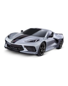 Радиоуправляемая машина Corvette Stingray 3 0 C8 Silver TRA93054 4 SLVR Traxxas