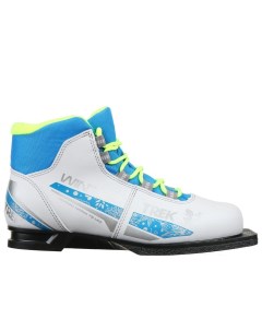 Ботинки для беговых лыж женские Winter3 белый лого синий 75 размер 32 Trek
