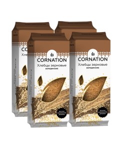 Хлебцы зерновые бородинские натуральные без муки 100 г х 4 шт Cornation