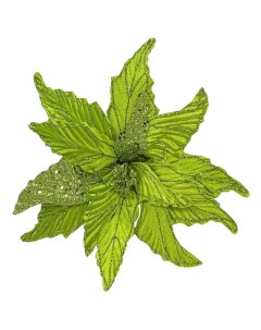 Растение искусственное Пуансеттия 30см зеленый Maxijoy
