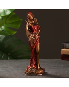 Фигура Богиня Фортуна золото 29х10см Хорошие сувениры