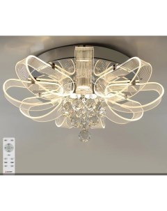 Люстра светодиодная ITALIKA 60W R 550x260 CHROME CLEAR 220 IP20 Estares