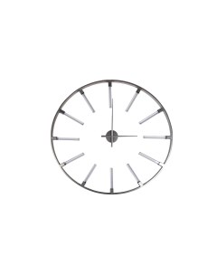 Часы 19 OA 6157SL Часы настенные круглые цвет серебро d91см Garda decor