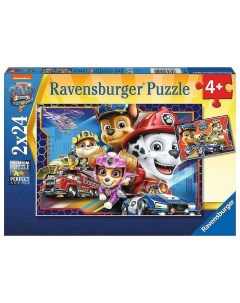 Пазл картина 2x24 Щенячий патруль Ravensburger