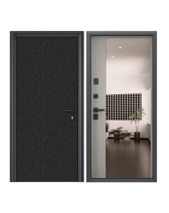 Дверь входная Torex для квартиры стальная Comfort X 950х2070 левый зеркало черный Torex стальные двери