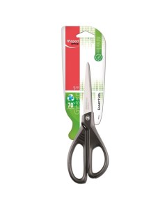 Ножницы Essentials Green 210мм асимметричные ручки остроконечные черные 24шт Maped