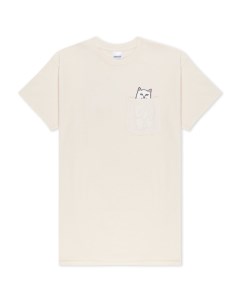 Футболка Lord Nermal Pocket Tee Natural Ripndip