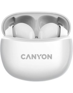 Наушники TWS 5 белый Canyon