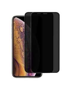 Защитное стекло для смартфона Perfeo для Apple iPhone X XS 11 PRO черный 3D Антишпион для Apple iPho