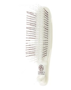 Расческа Scalp Brush Com мягкая белая S-heart-s