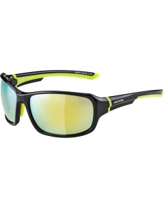 Очки велосипедные Lyron HR солнцезащитные Black Neon Yellow Yellow Mirror A86323_35 Alpina