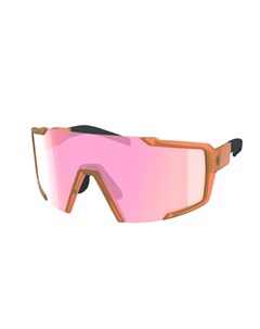 Очки велосипедные Shield translucent orange pink chrome 275380 6535276 Scott