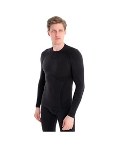 Футболка Ergowool Long Sleeve Shirt Iron с длинным рукавом мужской 2022 23 черный WA701_6799 Accapi