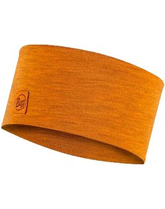 Повязка Merino Wide Headband Solid Mustard унисекс 129441 118 10 00 Buff