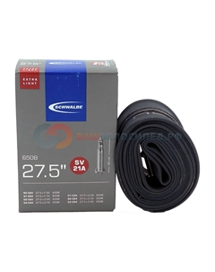 Велокамера SV21A, 27.5"х1.5-2.4, 40/62-584, Presta 40mm, Extra Light, 10400163 Schwalbe