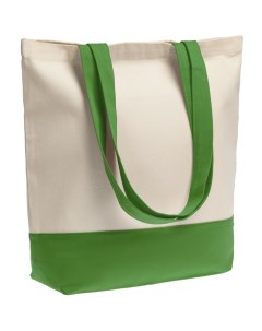 Холщовая сумка Shopaholic ярко зеленая No name