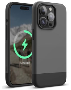 Чехол для iPhone 15 Pro с MagSafe Dark Grey Black Elago