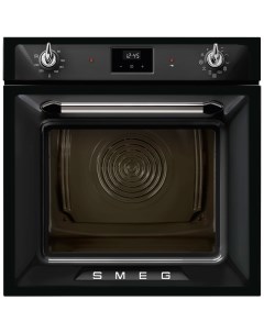 Встраиваемый электрический духовой шкаф SOP6900TN черный Smeg