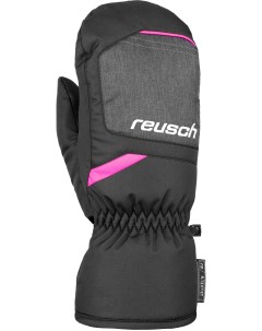 Варежки Bennet R Tex Xt black black melange pink glo 5 5 Inch Reusch