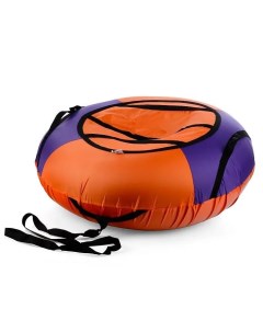 Санки ватрушка серия Эконом 85см фиолетовый оранжевый Belon