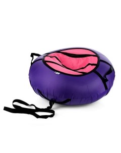 Санки ватрушка серия Эконом 100см фиолетовый розовый яркий Belon