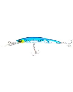 Воблер F1155 GHIW Yo Zuri CRYSTAL 3D MINNOW DEEP DIVER JOINTED 130F Yo-zuri