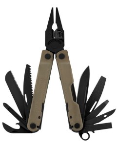 Мультитул Rebar Coyote бежевый 17 опций Leatherman