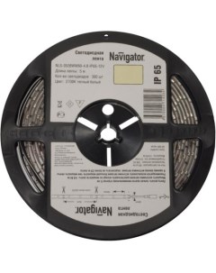 Светодиодная лента NLS R5 12V IP65 SMD3528 9 6 Вт м 120 диодов на 1 Navigator