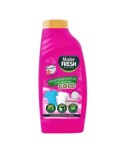 Отбеливатель пятновыводитель Gold для цветных и белых вещей 500 мл Master fresh