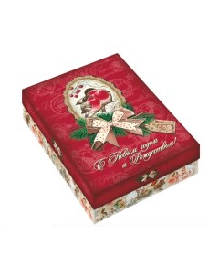 Подарочный набор конфет на Новый год Снегири 250 г Nobrand