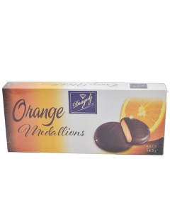 Шоколадные конфеты Медальоны с апельсиновой начинкой 145 г Dragulj
