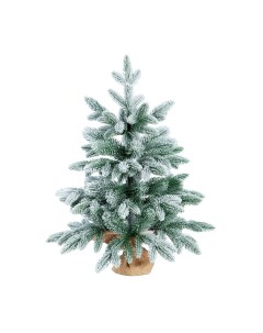 Ель искусственная Монссерат в снегу KP62060 60 см зеленая заснеженная Crystal trees