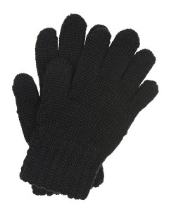 Черные перчатки из шерсти детские Maximo